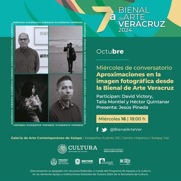 Ya viene la Jornada Académica de la 7ª Bienal de Arte Veracruz 2024; conoce las actividades