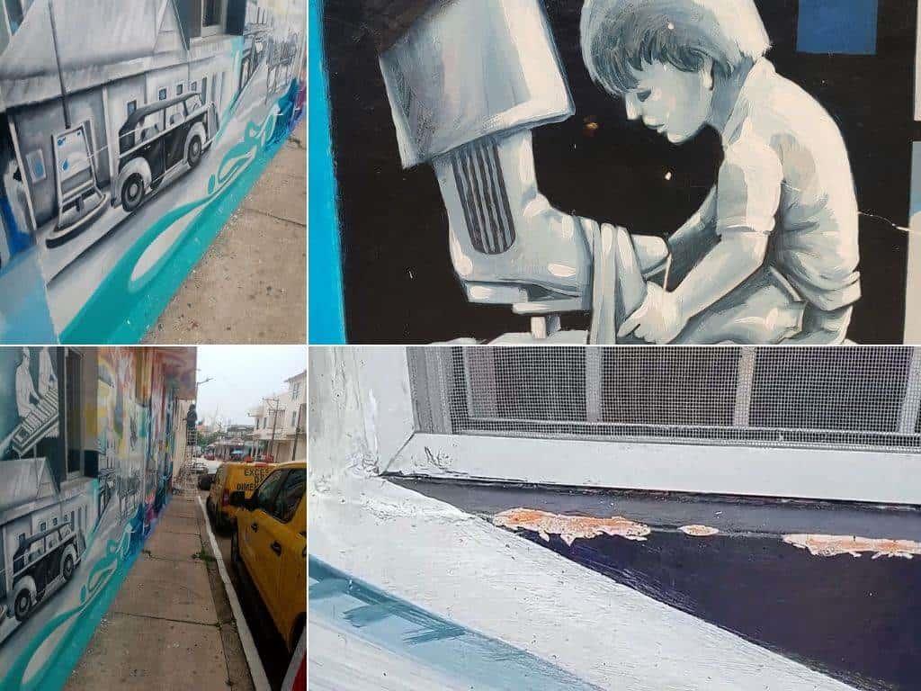 ¿Quién es el artista que pintó el mural que fue vandalizado en Coatzacoalcos?