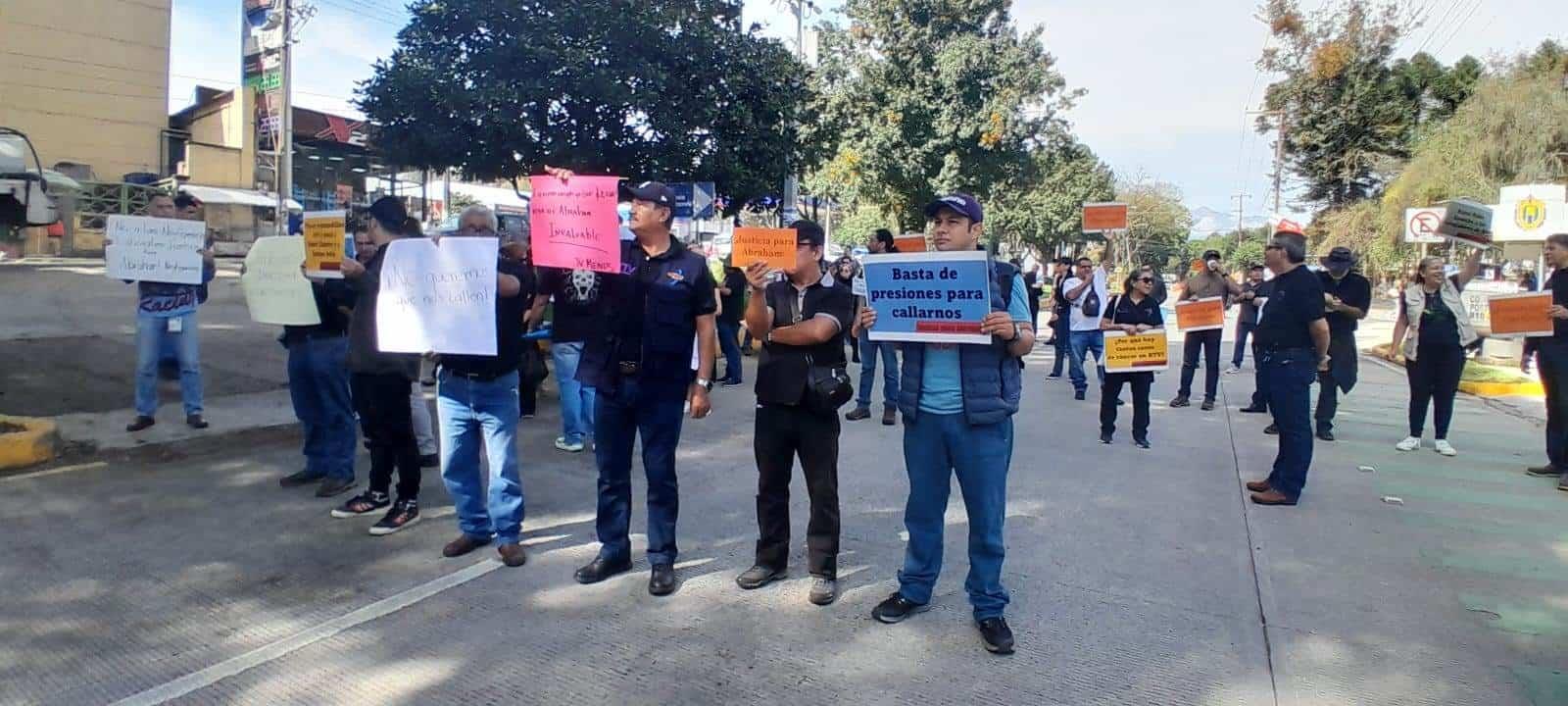 Trabajadores de RTV en Veracruz exigen renuncia de director y subdirector tras muerte de compañero