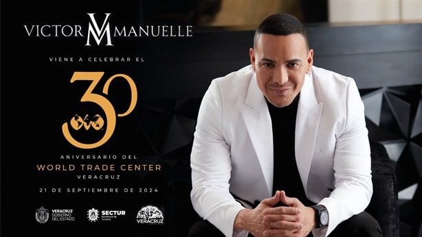 En esta fecha Víctor Manuelle estará en Veracruz en un concierto gratuito