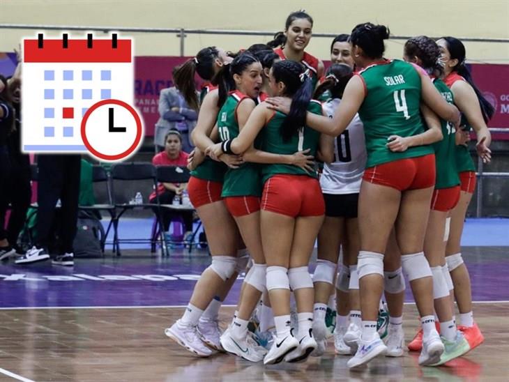 ¿Cuándo y dónde ver los juegos de México en la Copa Panamericana de Voleibol Femenil Sub-23?