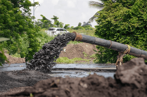 Avanza dragado del río Jamapa: liberan barra en la bocana tras 11 años sin mantenimiento