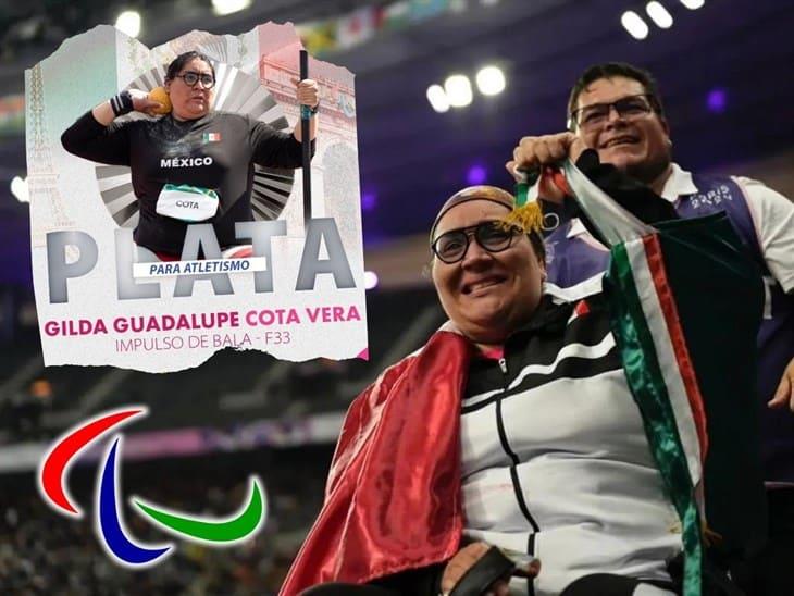 ¡Una medalla más! Gilda Cota se cuelga la plata en los Juegos Paralímpicos 2024