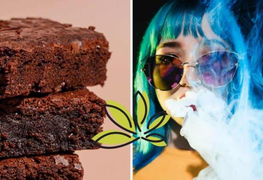 ¿Qué diferencia hay entre comer cannabis y fumar yerba?