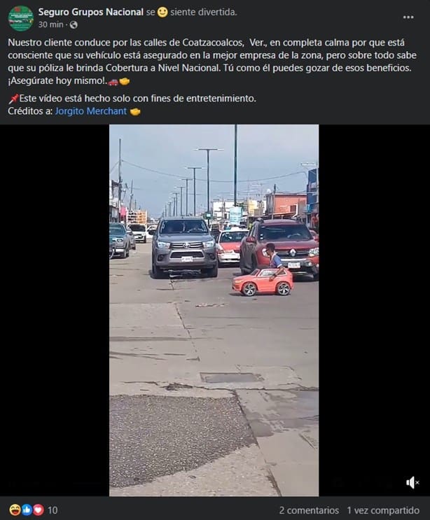 Pequeño inconveniente generó tráfico en avenida de Coatzacoalcos | VIDEO