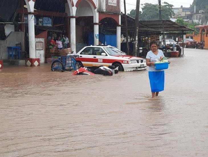 Agua Dulce con severos encharcamientos tras intensas lluvias | VIDEO