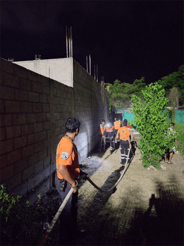 Incendio en vivienda de Tierra Blanca moviliza a equipos de emergencia: No hubo lesionados