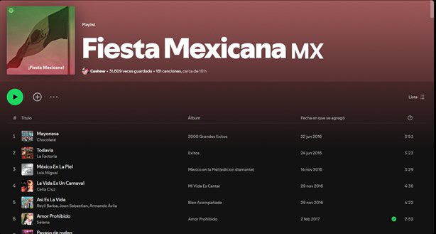 Noche Mexicana: Esta son las mejores Playlist de Spotify para el celebrar las fiestas patrias