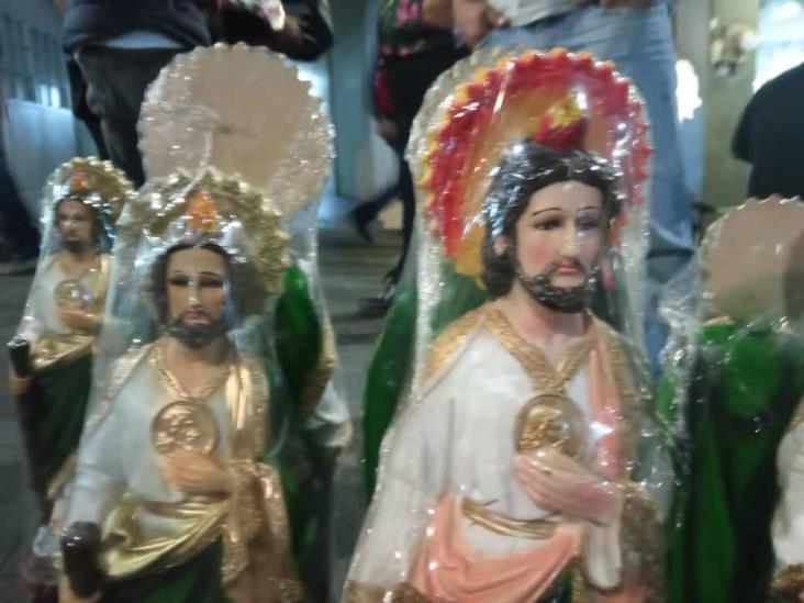 Devoción a San Judas Tadeo desborda Xalapa; fieles hicieron largas filas para estar ante reliquias (+Video)