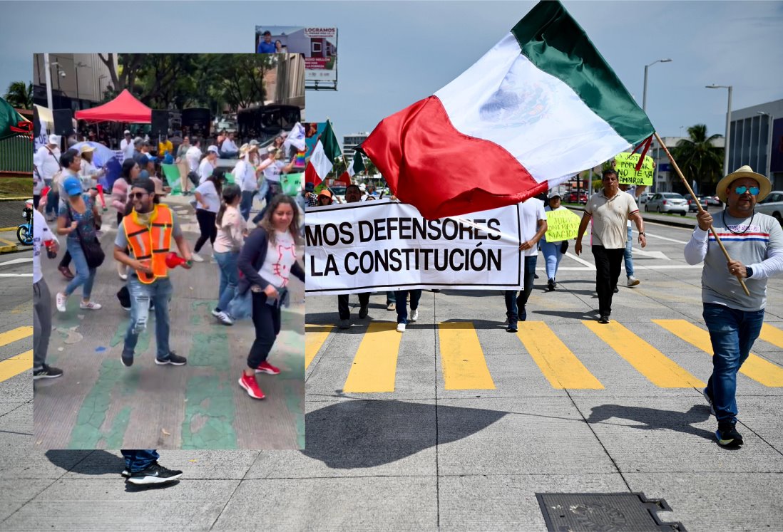 Trabajadores del Poder Judicial bailan Payaso de rodeo en protesta contra Reforma Judicial | VIDEO