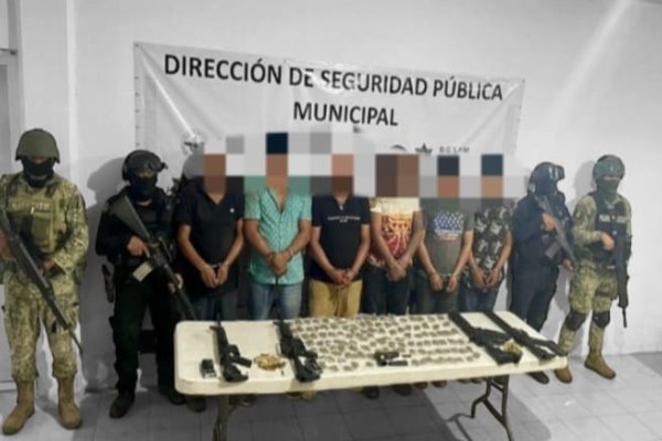 Seis detenidos tras enfrentamiento armado en Papantla