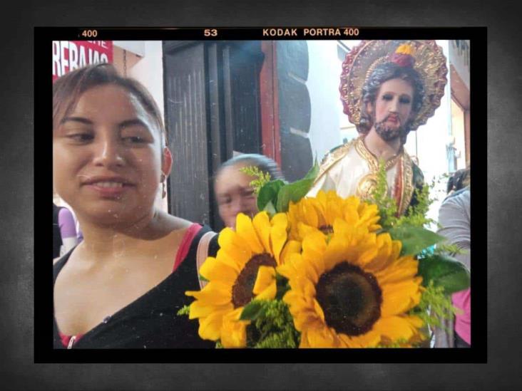 Devoción a San Judas Tadeo desborda Xalapa; fieles hicieron largas filas para estar ante reliquias (+Video)