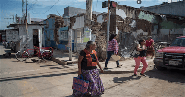 Familias zapotecas conmemoran el aniversario luctuoso del sismo del 7 de septiembre en Oaxaca