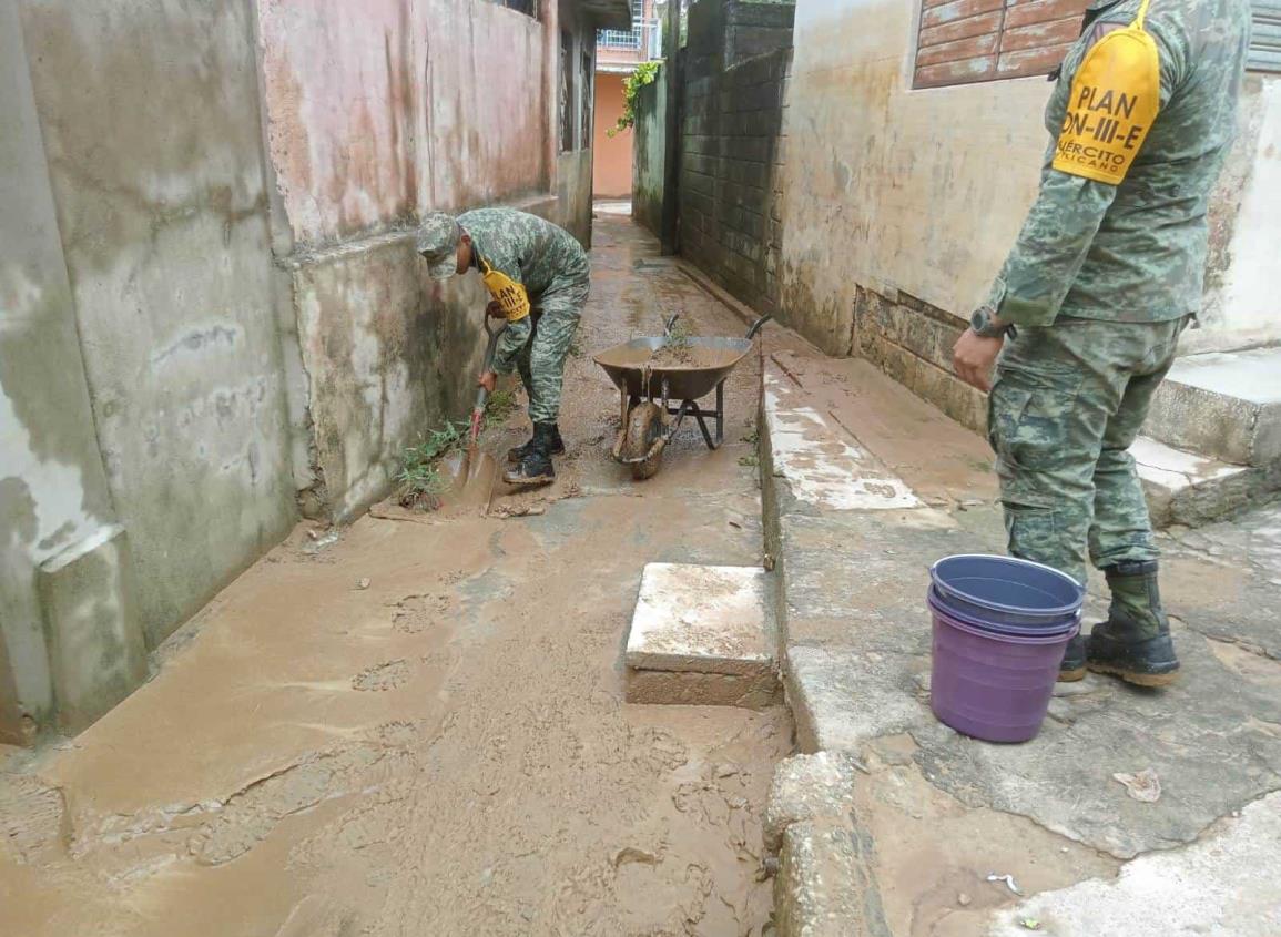 Inundación en Agua Dulce: 44 Batallón de Infantería apoya en el Plan DN-III