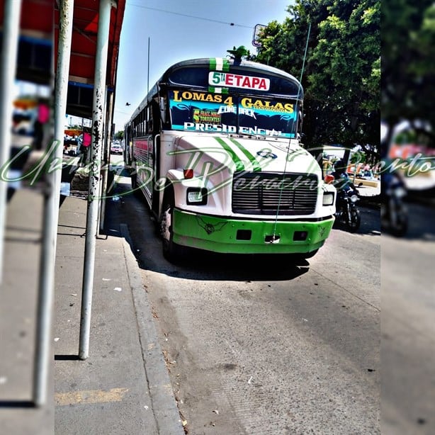 Cuáles son las rutas de camiones que pasan por Lomas 4 en Veracruz