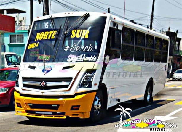 Cuáles son las rutas de camiones que pasan por Lomas 4 en Veracruz