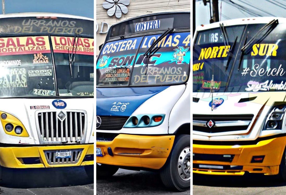 Cuáles son las rutas de camiones que pasan por Lomas 4 en Veracruz