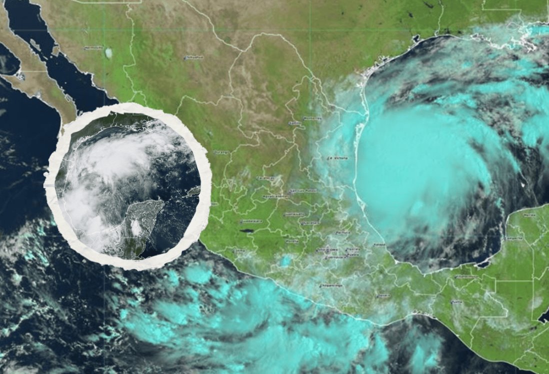 Esta es la trayectoria de la Tormenta Tropical Francine en el Golfo de México