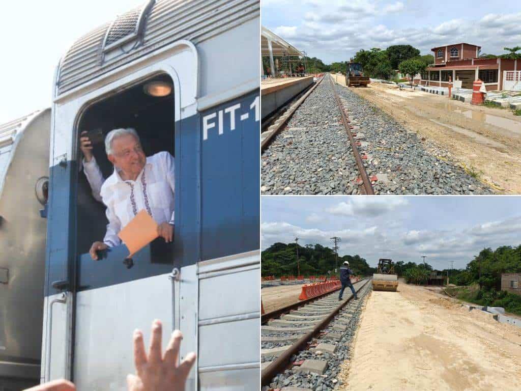 Tren Interoceánico: ¿estación de Tlacuilolapan estaría lista para el viernes? a esta hora llegaría AMLO l VIDEO