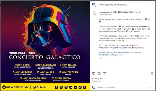 Habrá Concierto Galáctico en Xalapa: Fecha, lugar y costo de boletos