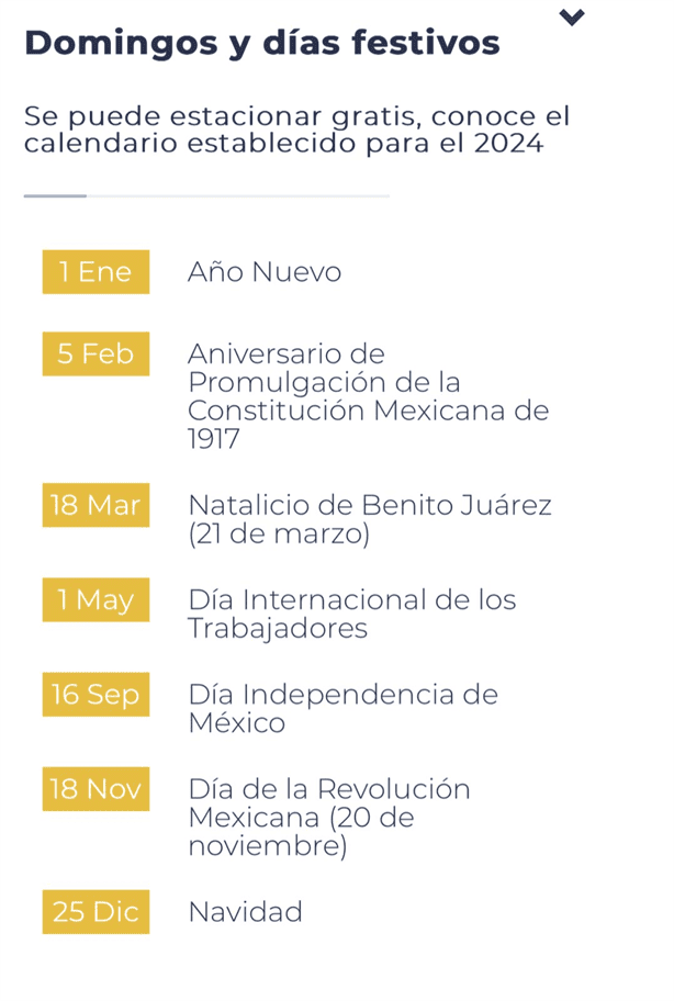 ¿Cobrarán los parquímetros de Veracruz este 16 de septiembre?