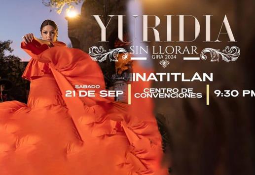 Esto costarán los boletos para concierto de Yuridia en Minatitlán