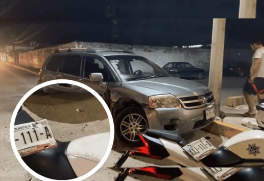 Dos camionetas se impactan en Martínez: esto pasó