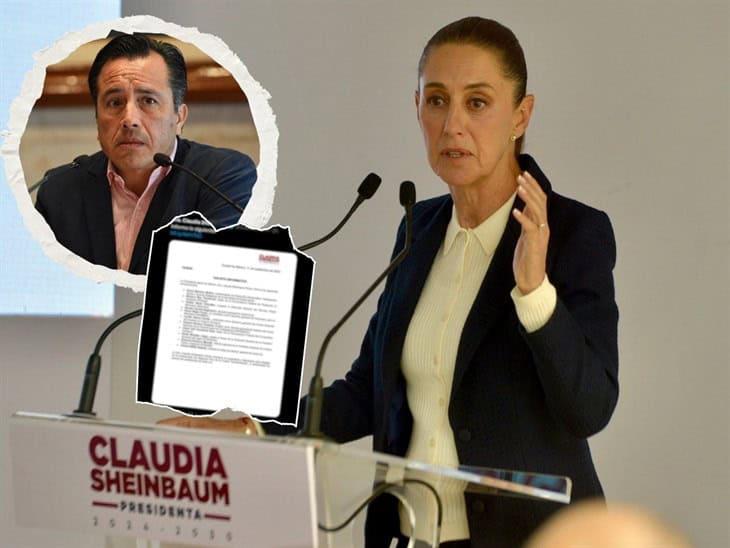 Claudia Sheinbaum da a conocer nuevos nombramientos. ¿Aparece Cuitláhuac García?