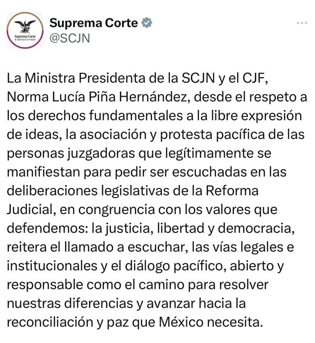 Diálogo ambiguo: ¿Norma Piña convoca a sabotear al gobierno de AMLO?