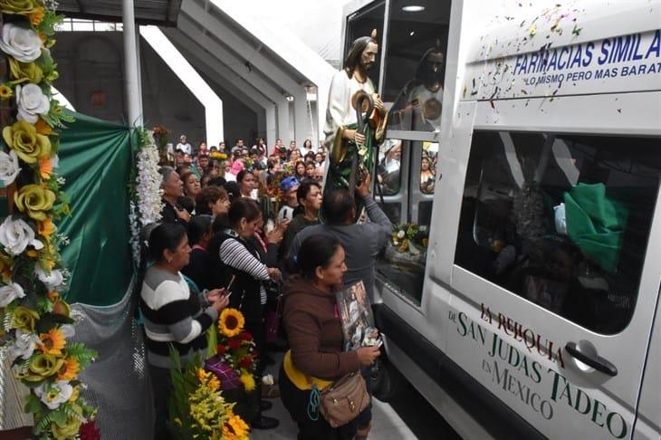 Reliquias de San Judas Tadeo recorren municipios de Las Altas Montañas