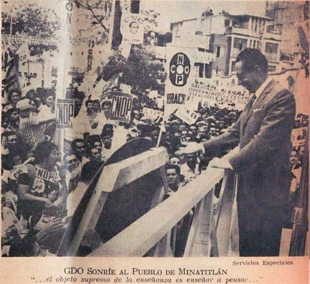 Así fue la visita del presidente Díaz Ordaz a Minatitlán hace 60 años