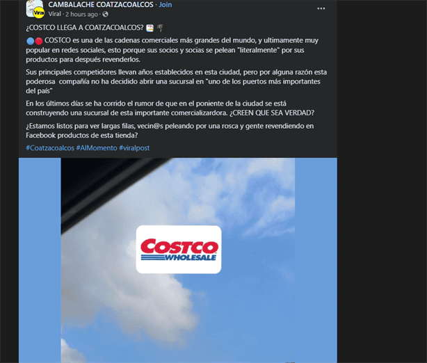 Trasciende construcción de Costco en Coatzacoalcos ¿es real?