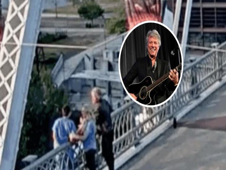 Circula VIDEO de Bon Jovi salvando a una mujer en puente de Nashville