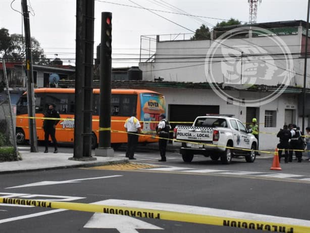 Autobús atropella y mata a adulto mayor en Orizaba; conductor se da a la fuga (+Video)