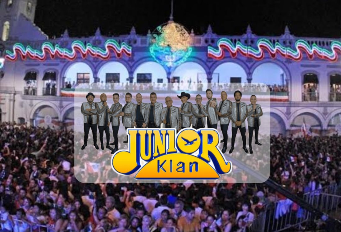 A esta hora inicia el concierto de los Junior Klan por las Fiestas Patrias en Veracruz