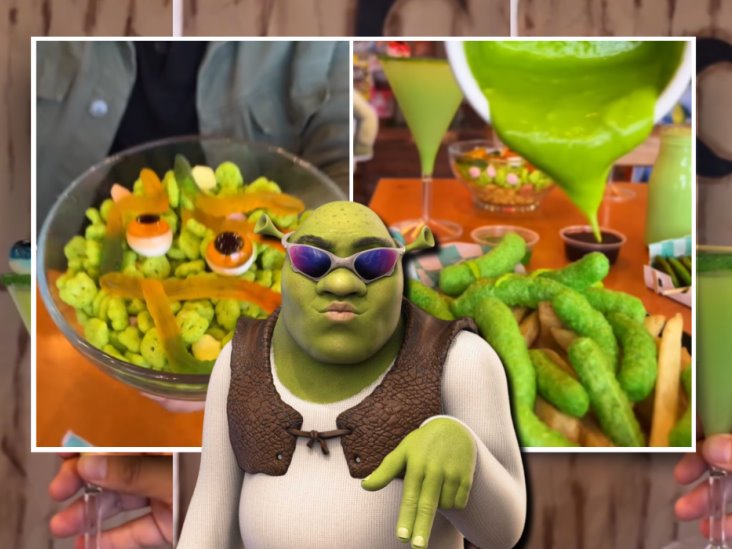 Restaurante de Shrek en México causa sensación con alimentos verdes (FOTOS)