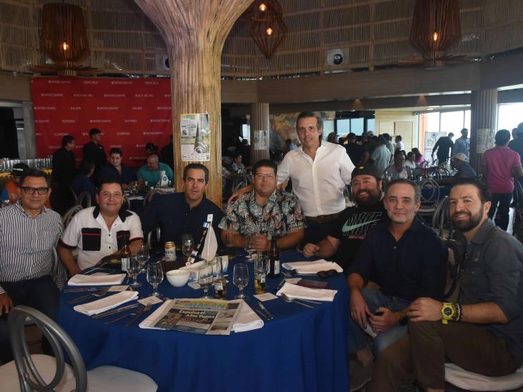 Realizan comida rompehielos previa al IX Torneo Marlín Azul 2024 de Masters del Golfo