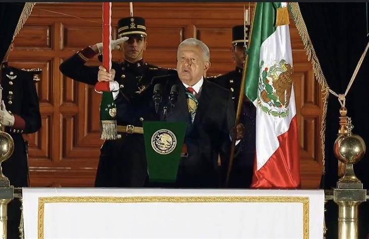 ¡Viva México! AMLO encabeza su último Grito de Independencia en el Palacio Nacional