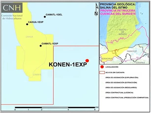 Pemex perforará pozo marino en este punto cercano al sur de Veracruz