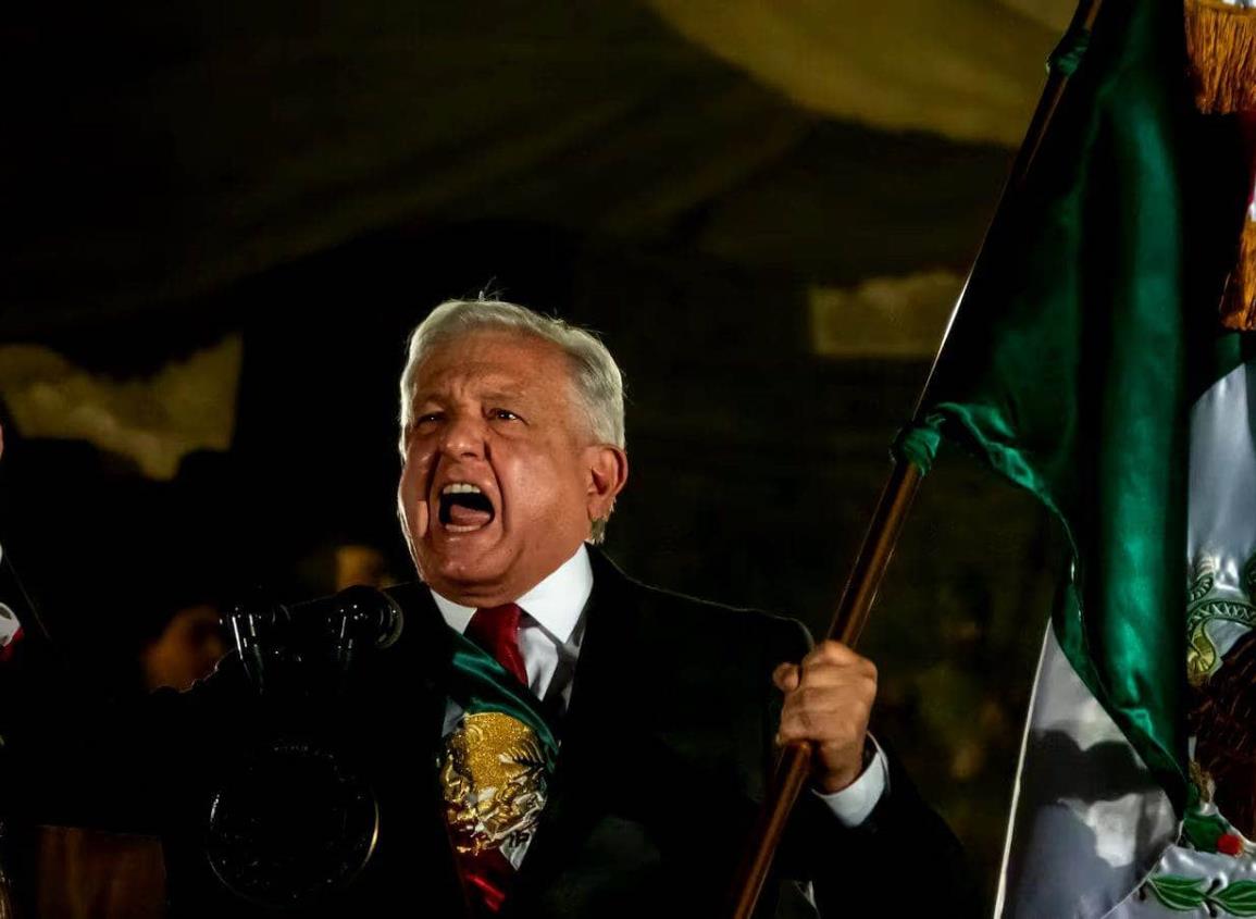 ¡Viva la 4T!: El presidente AMLO celebró su último Grito de Independencia