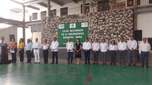 Bandera Siera realiza su recorrido por municipios veracruzanos