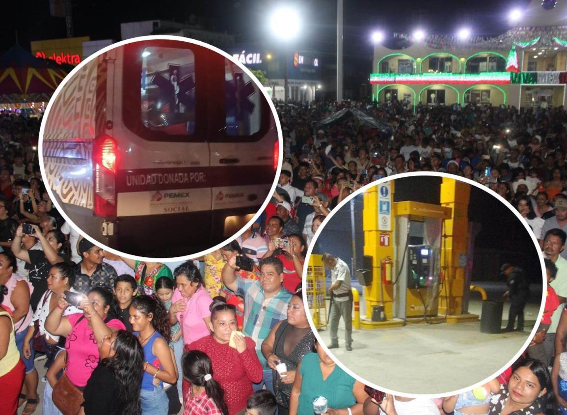 Riña y asaltos empañan fiestas patrias en Las Choapas