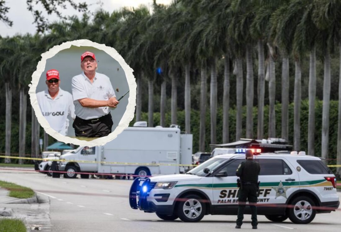 Identifican a hombre que intentó disparar a Donald Trump en un campo de golf en Florida