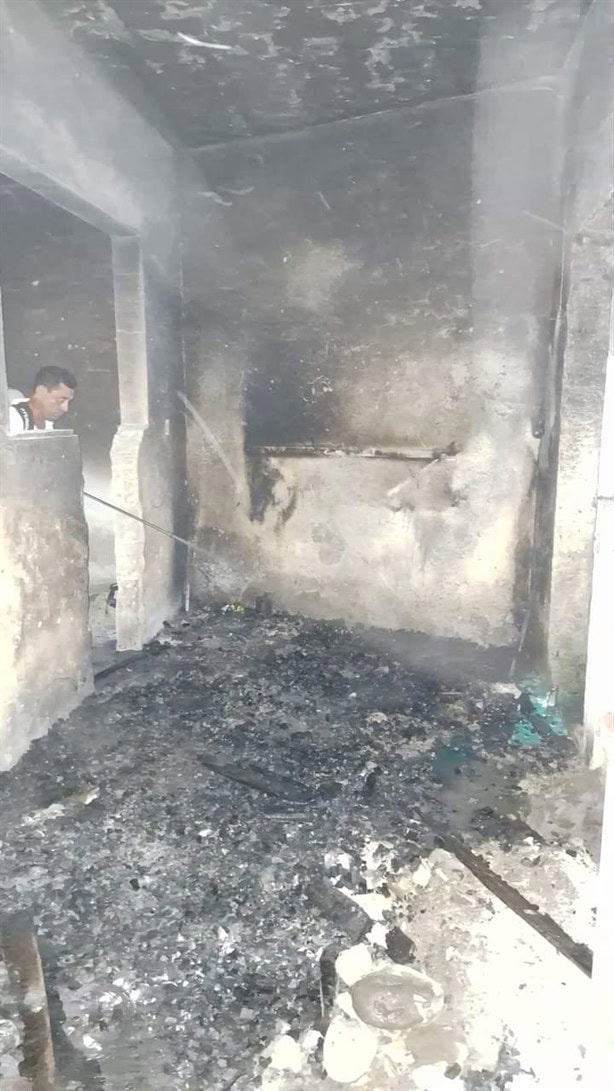 Hombre presuntamente le prende fuego a su propia vivienda en Úrsulo Galván