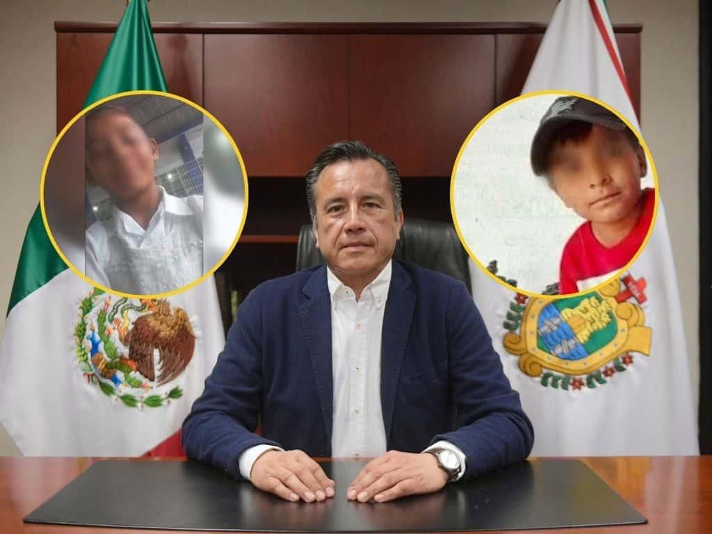 Gobernador de Veracruz se pronuncia sobre infanticidios de Isidro y José Poleth