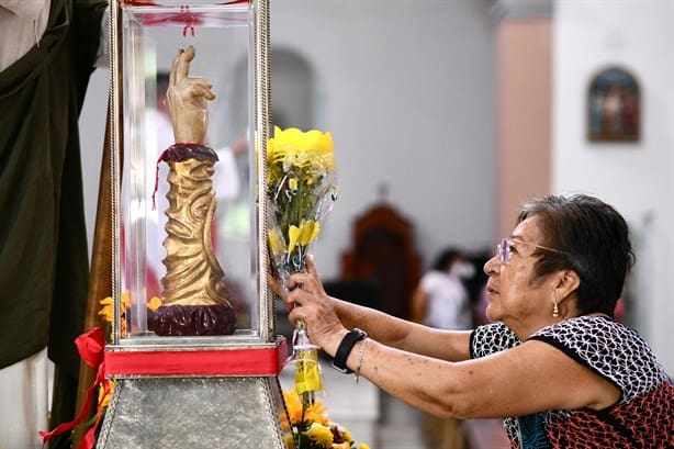 Llega la reliquia de San Judas Tadeo a la Catedral de Veracruz | VIDEO