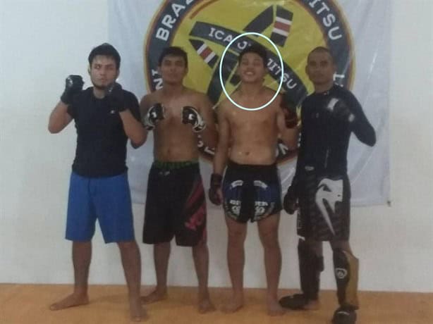 LazyBoy, pelador de la UFC, acudió a esta academia de MMA en Coatzacoalcos en 2017