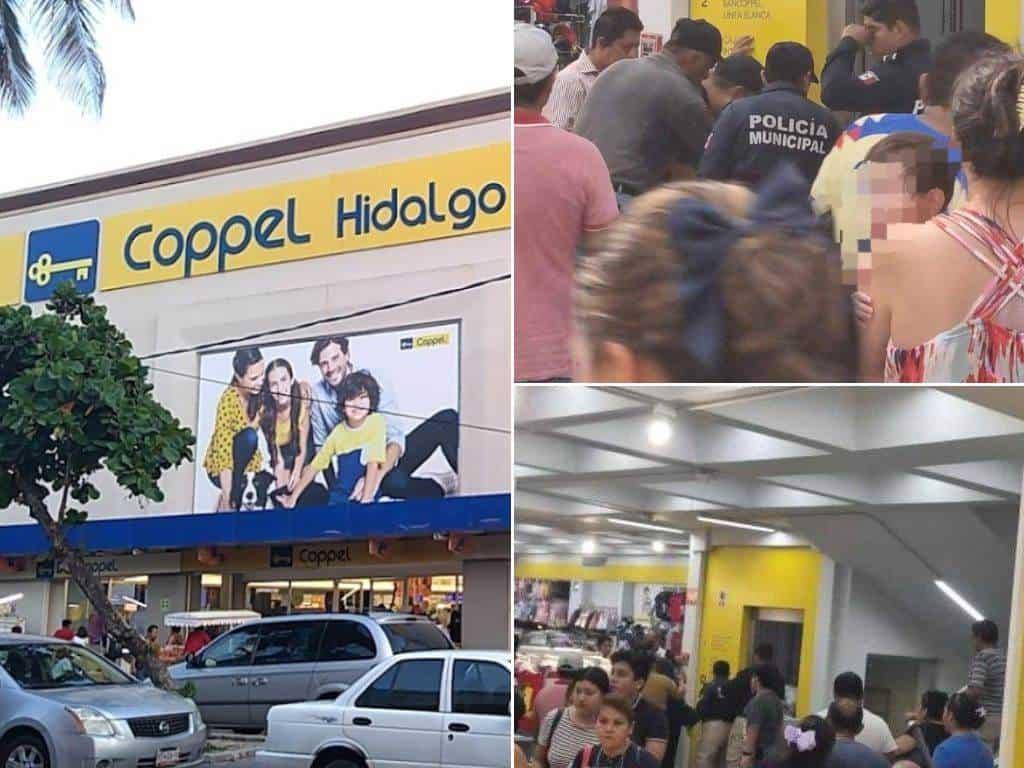 Clientes quedan encerrados en elevador de Coppel Coatzacoalcos; ¡no es la primera vez!