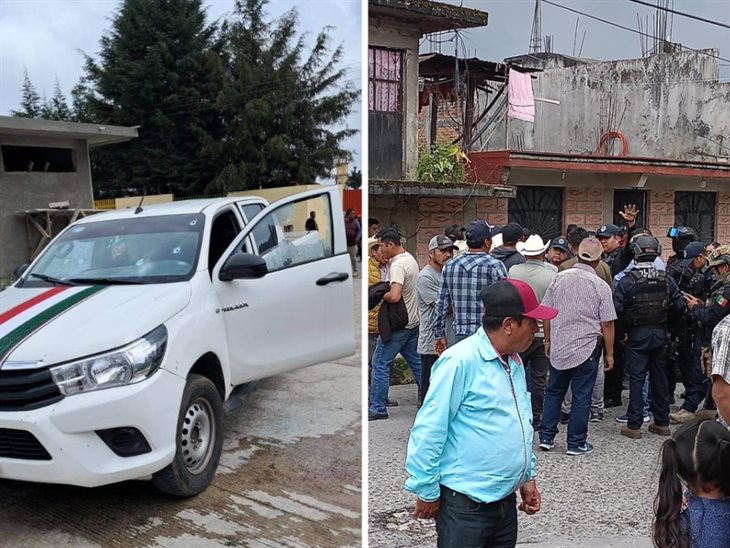 Van 12 elementos policiacos retenidos en Tetelcingo, Coscomatepec