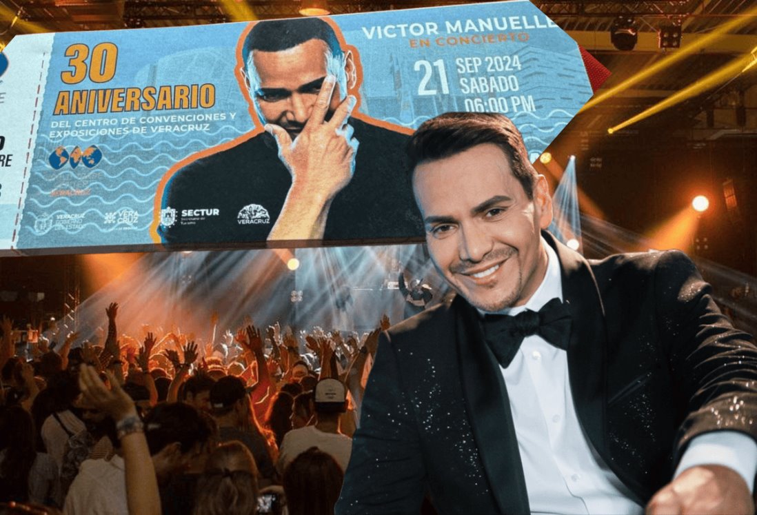 Regalan boletos para concierto de Víctor Manuelle en Veracruz; así puedes conseguirlos